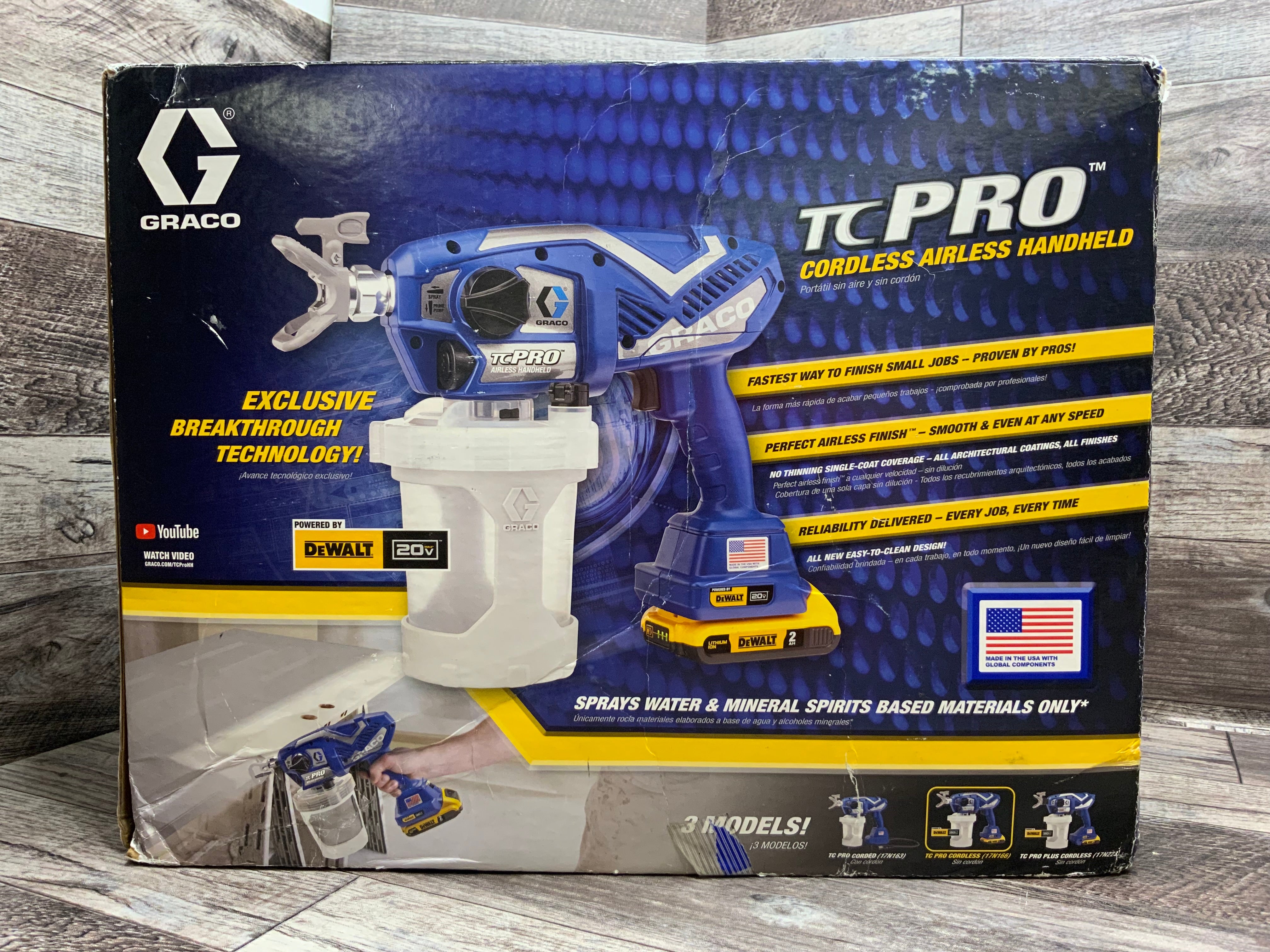 Graco tc deals pro cordless sprayer