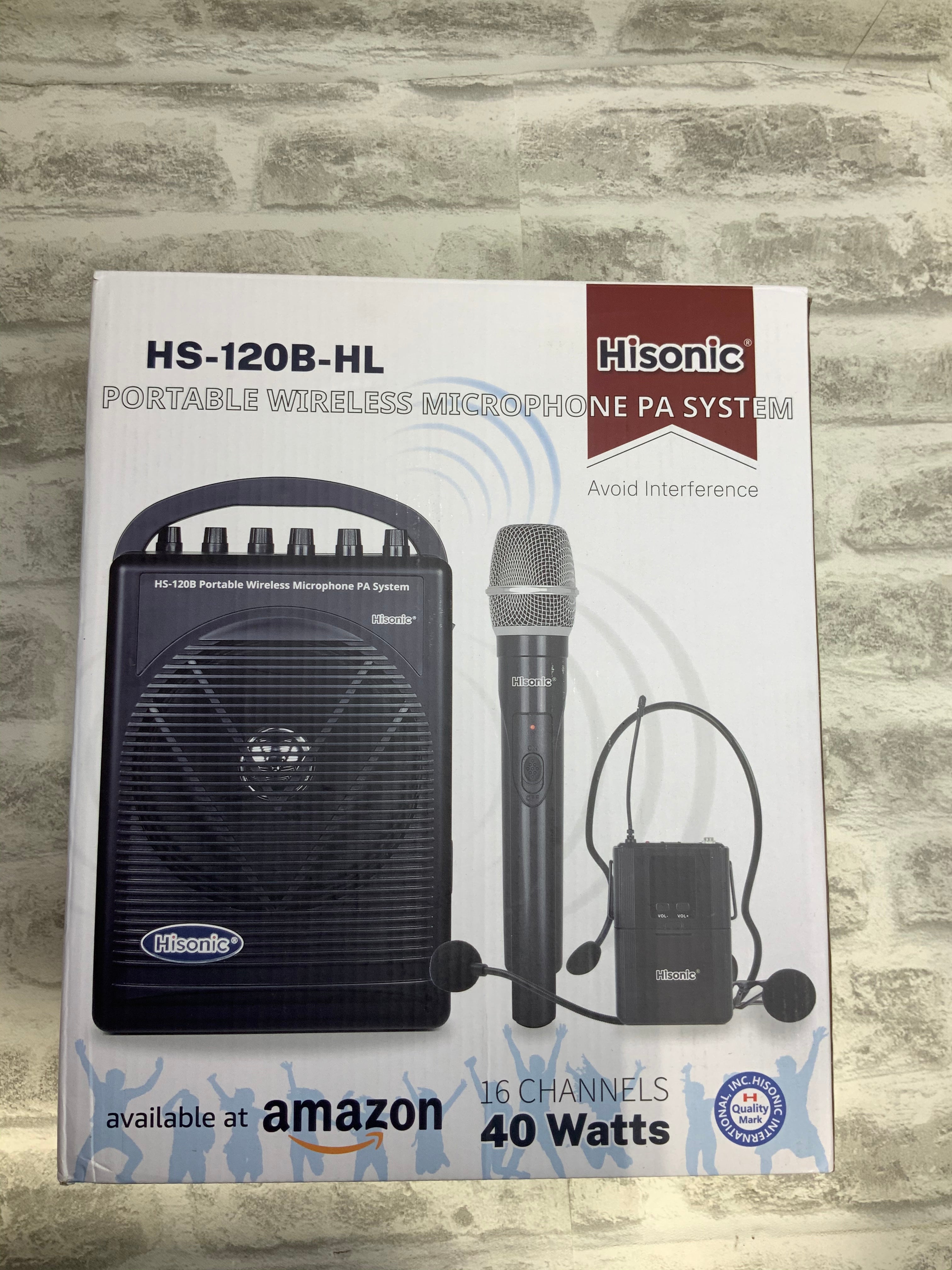 Hisonic hs120bt hl wireless 2024 microphones