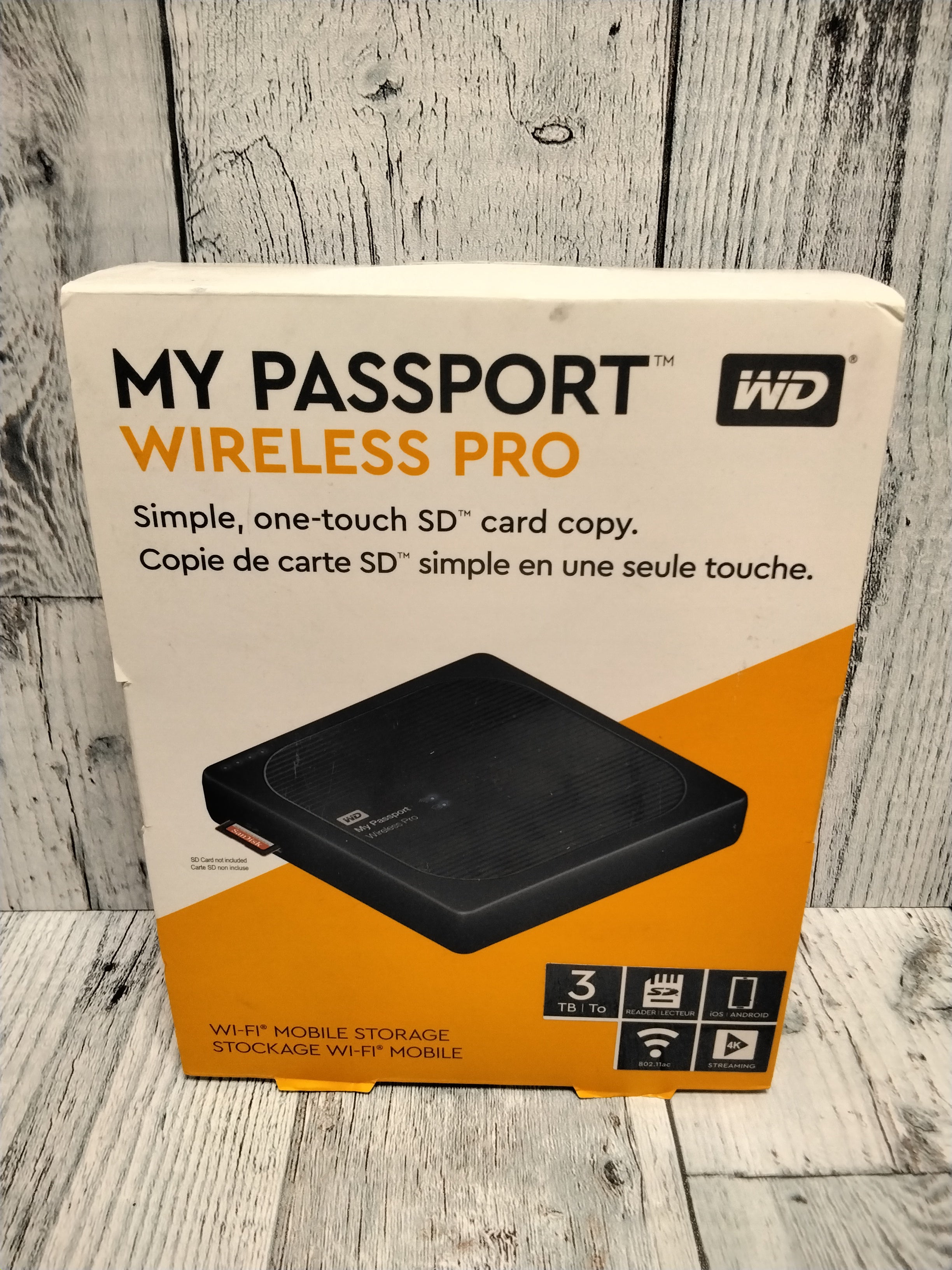 Wd 3tb My Passport Wireless Pro Portable External Hard Drive 2765