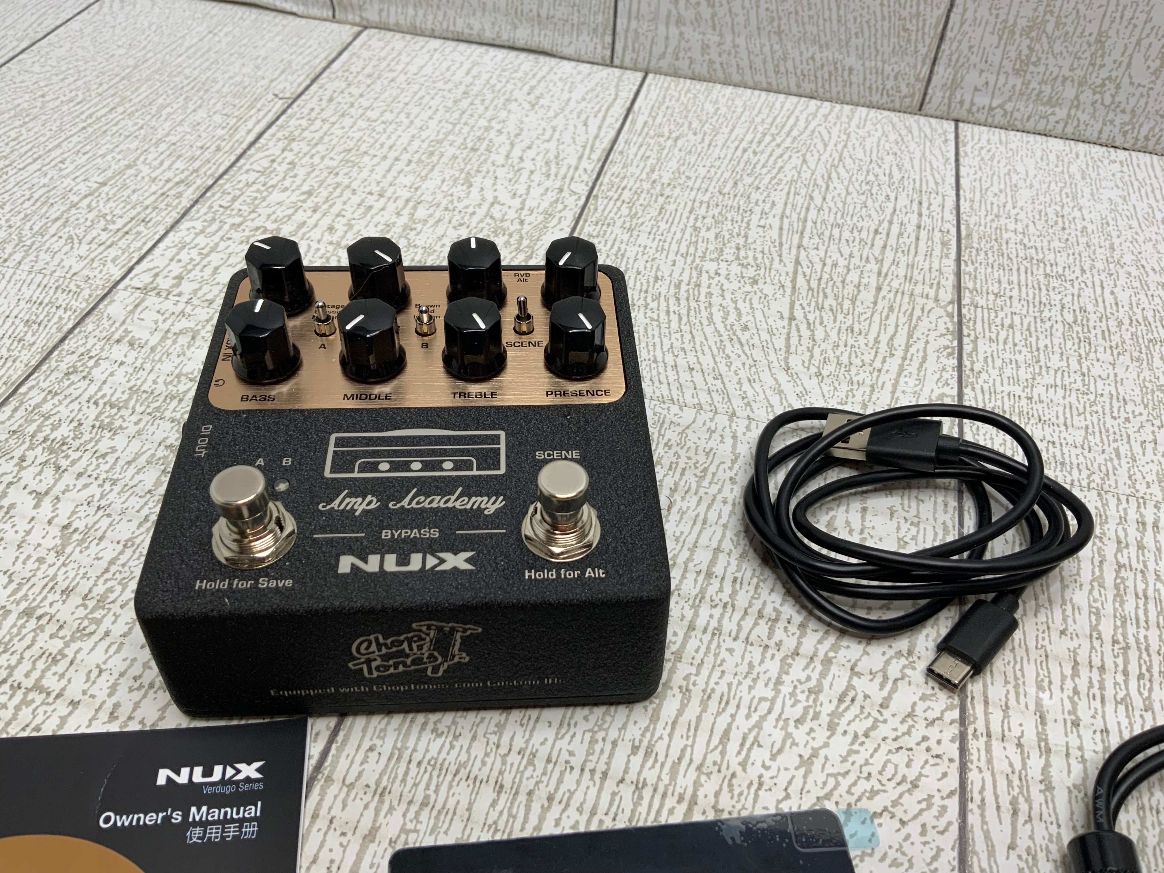 NUX NGS-6 Amp Academy Modeler Guitar Pedal 1024 Samples IR, 3rd Party