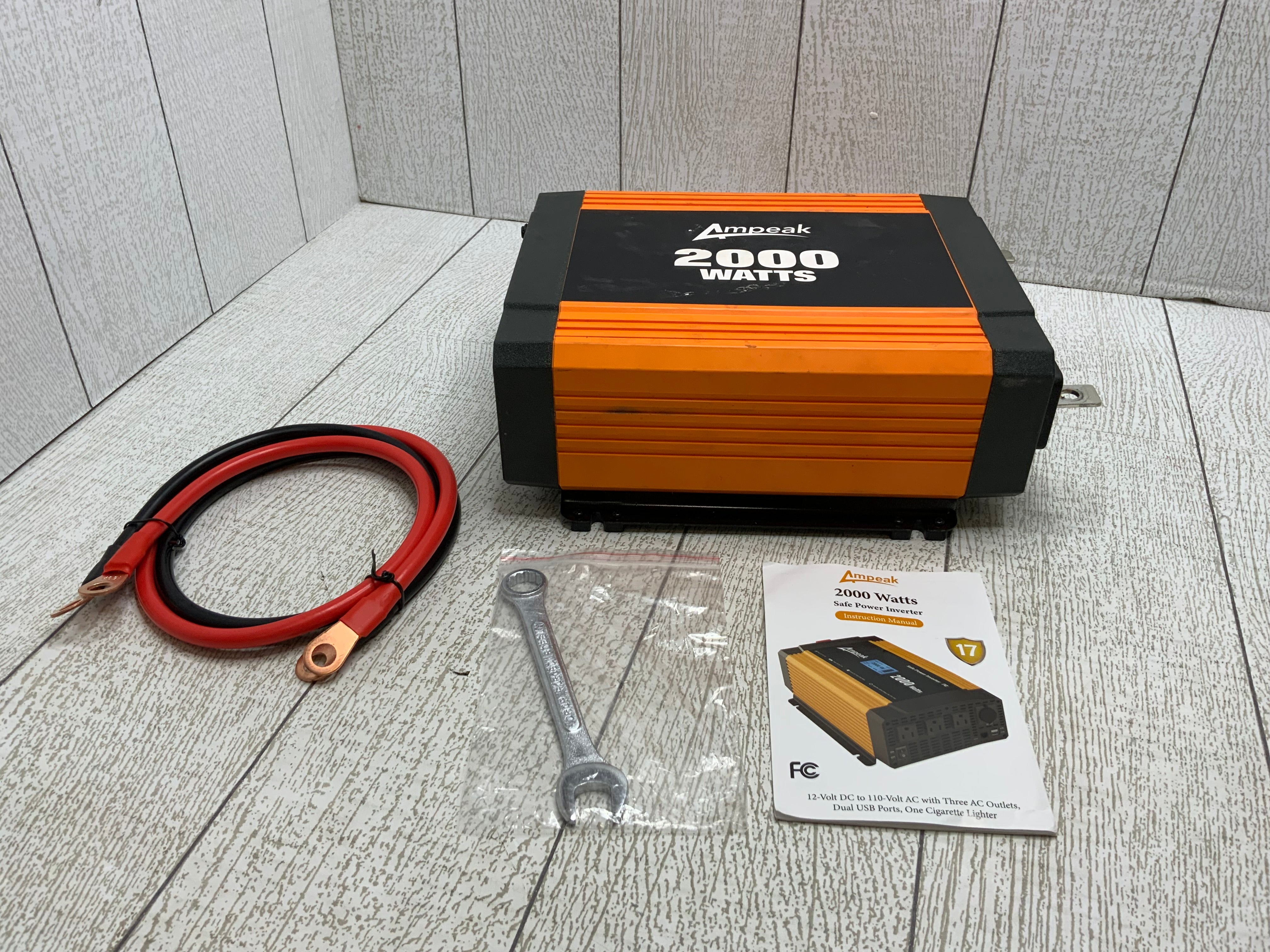 Ampeak Pure Sine Wave 2000w Power Inverter 6.2A USB Ports