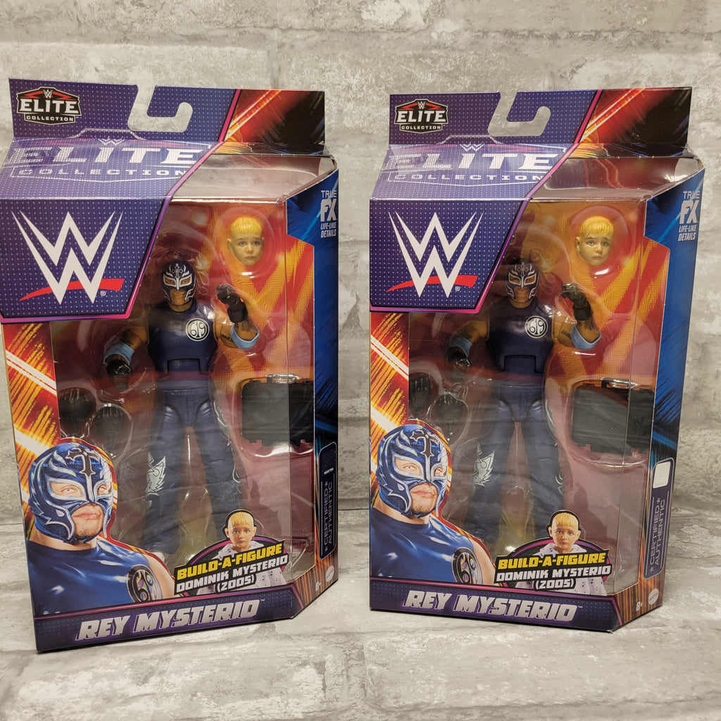 WWE Rey Mysterio SummerSlam Elite Collection Action Figure Lot of 2 ...