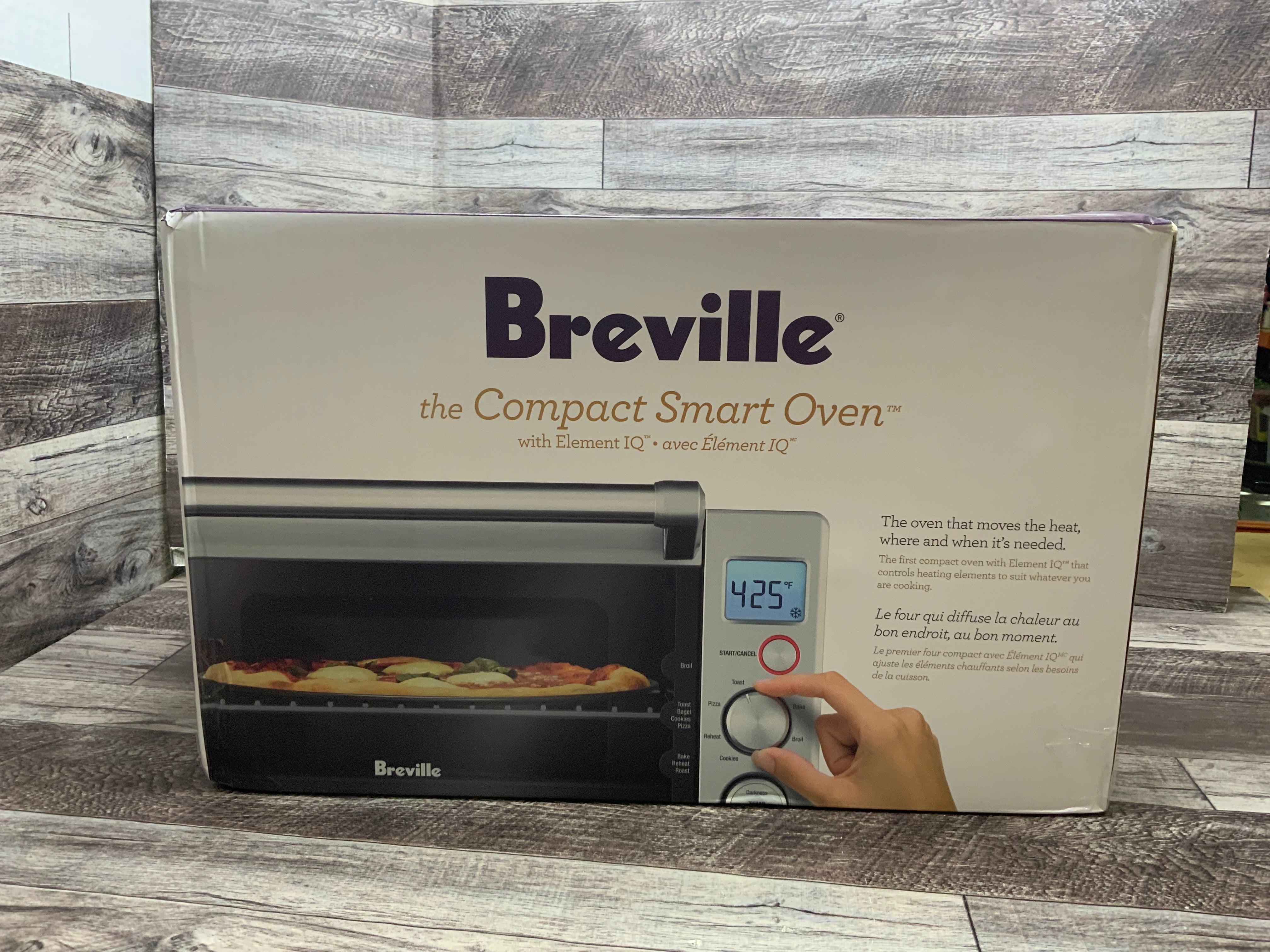 Breville Compact Smart Toaster Oven, Brushed Stainless Steel, BOV650XL