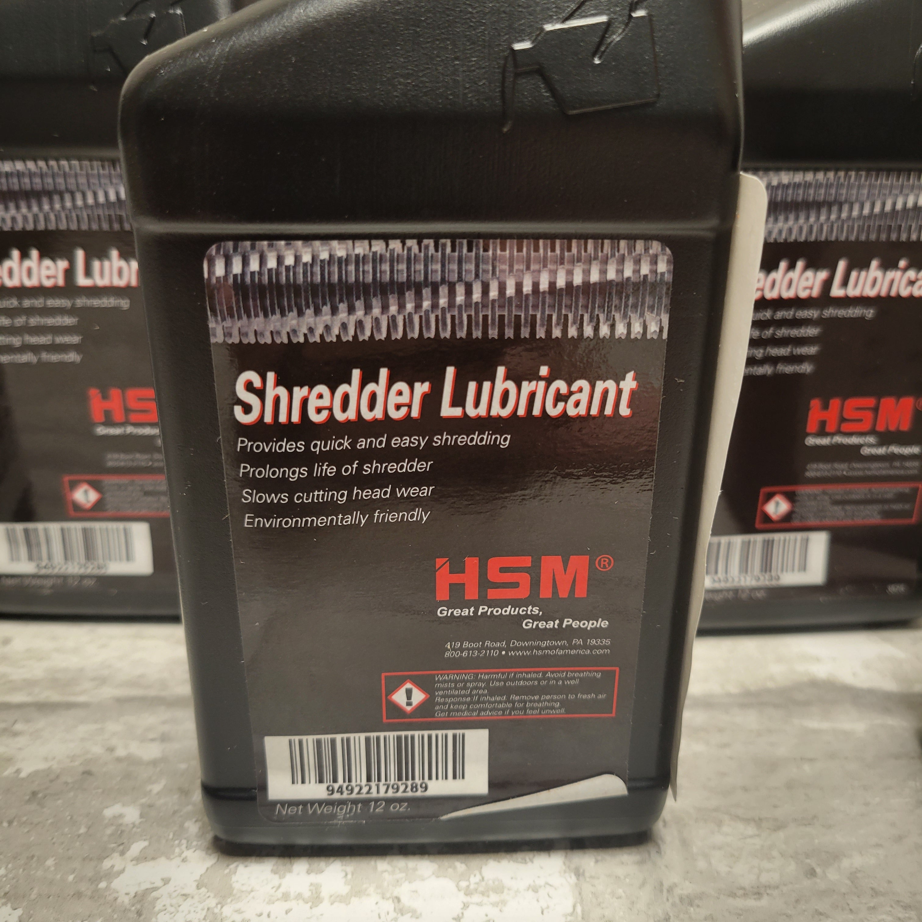 HSM 316 Shredder Oil (3-pack of 12 oz bottles)