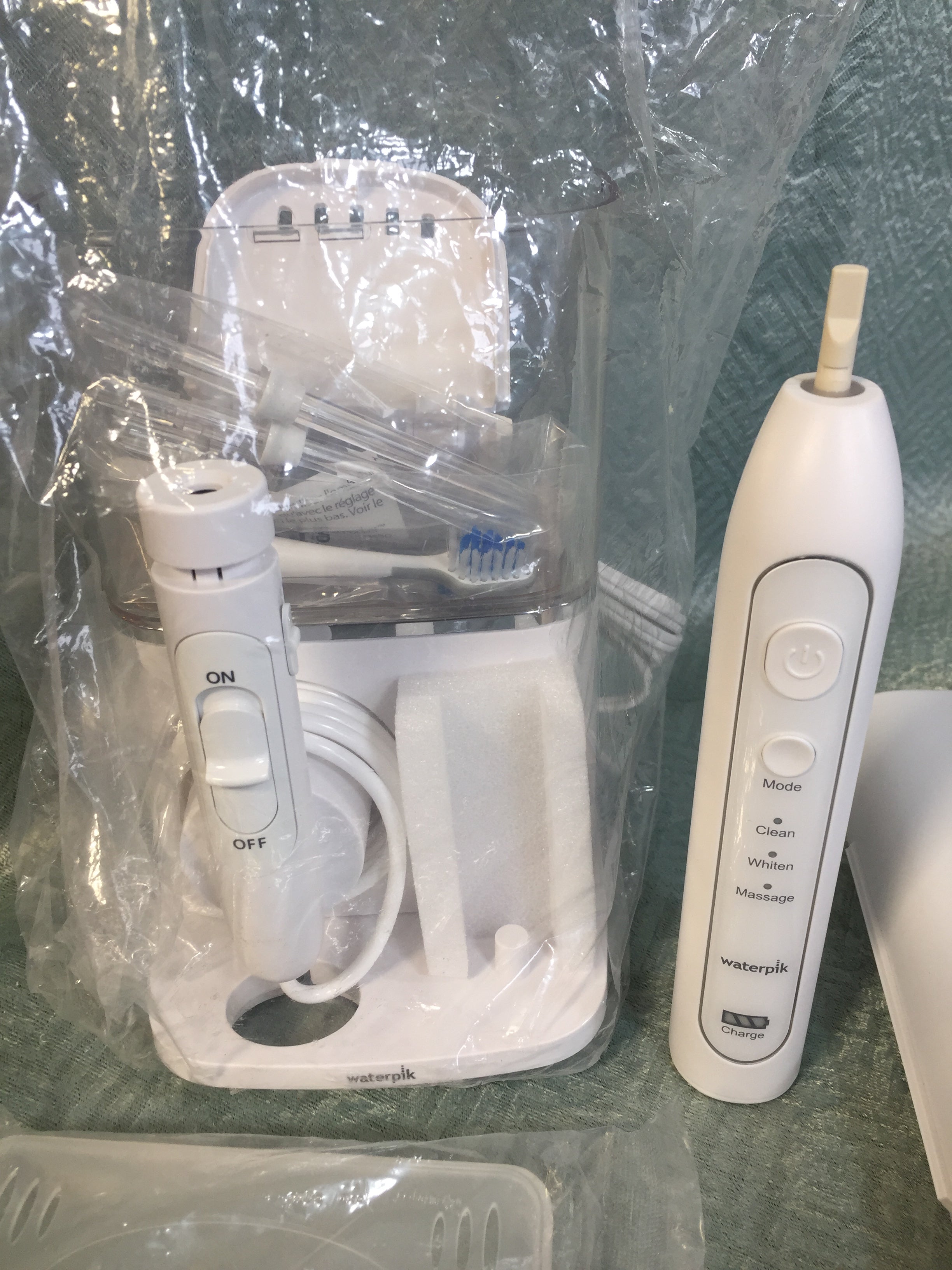 Waterpik CC-01 Complete Care 9.0 Sonic Electric Toothbrush with Water Flosser (7545655165166)