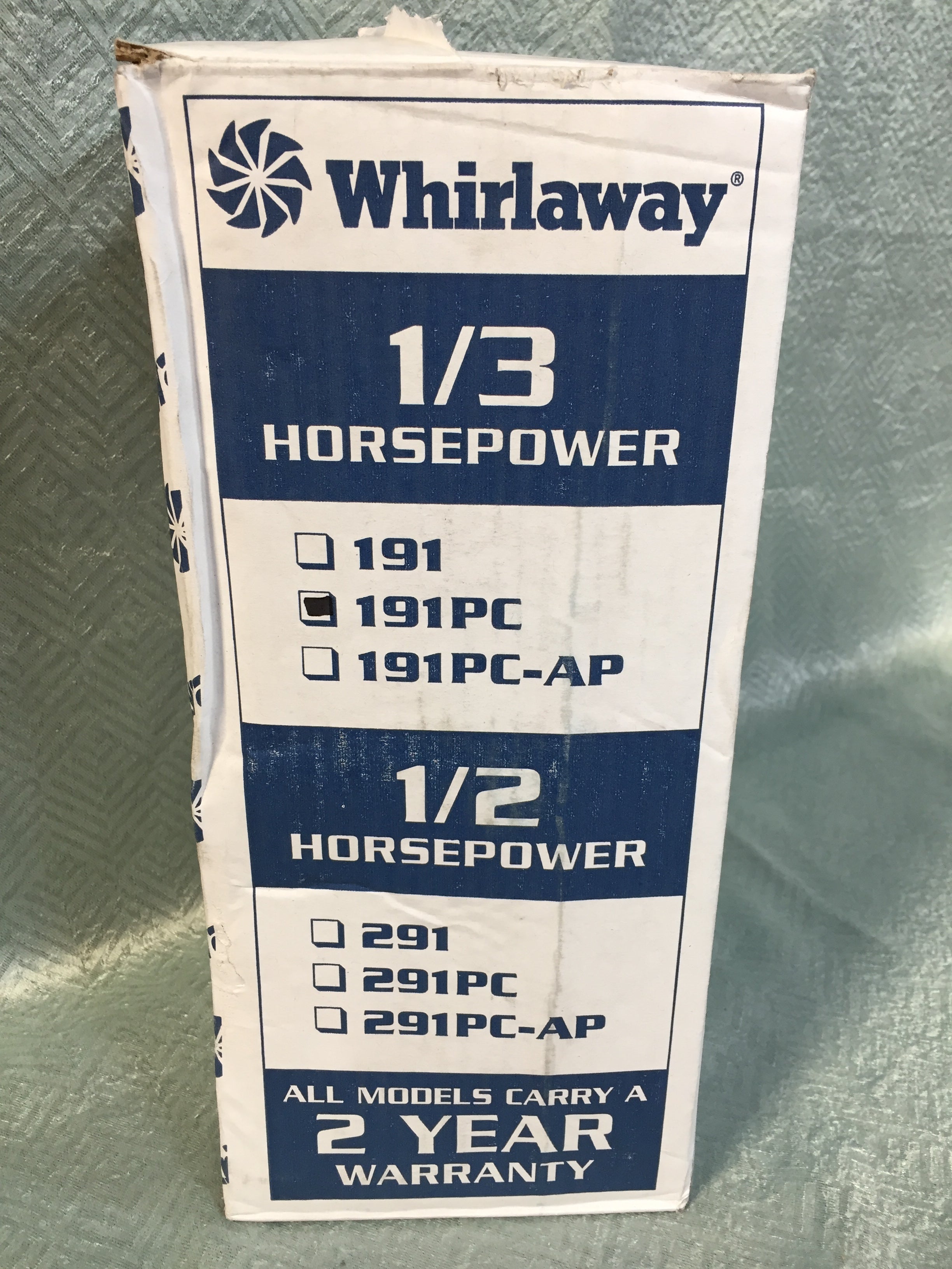 Whirlaway 191 1/3 Horsepower Garbage Disposal (7570805031150)