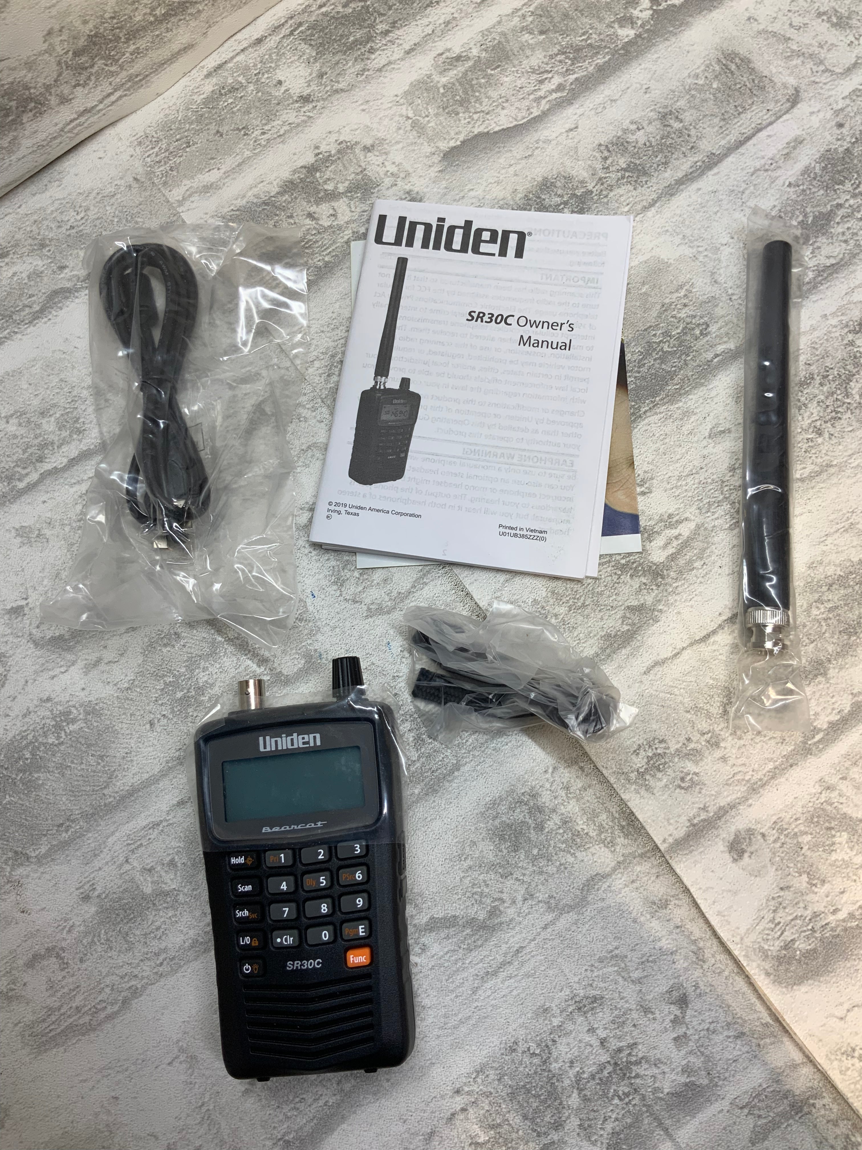 Uniden Bearcat SR30C, 500-Channel Compact Handheld Scanner