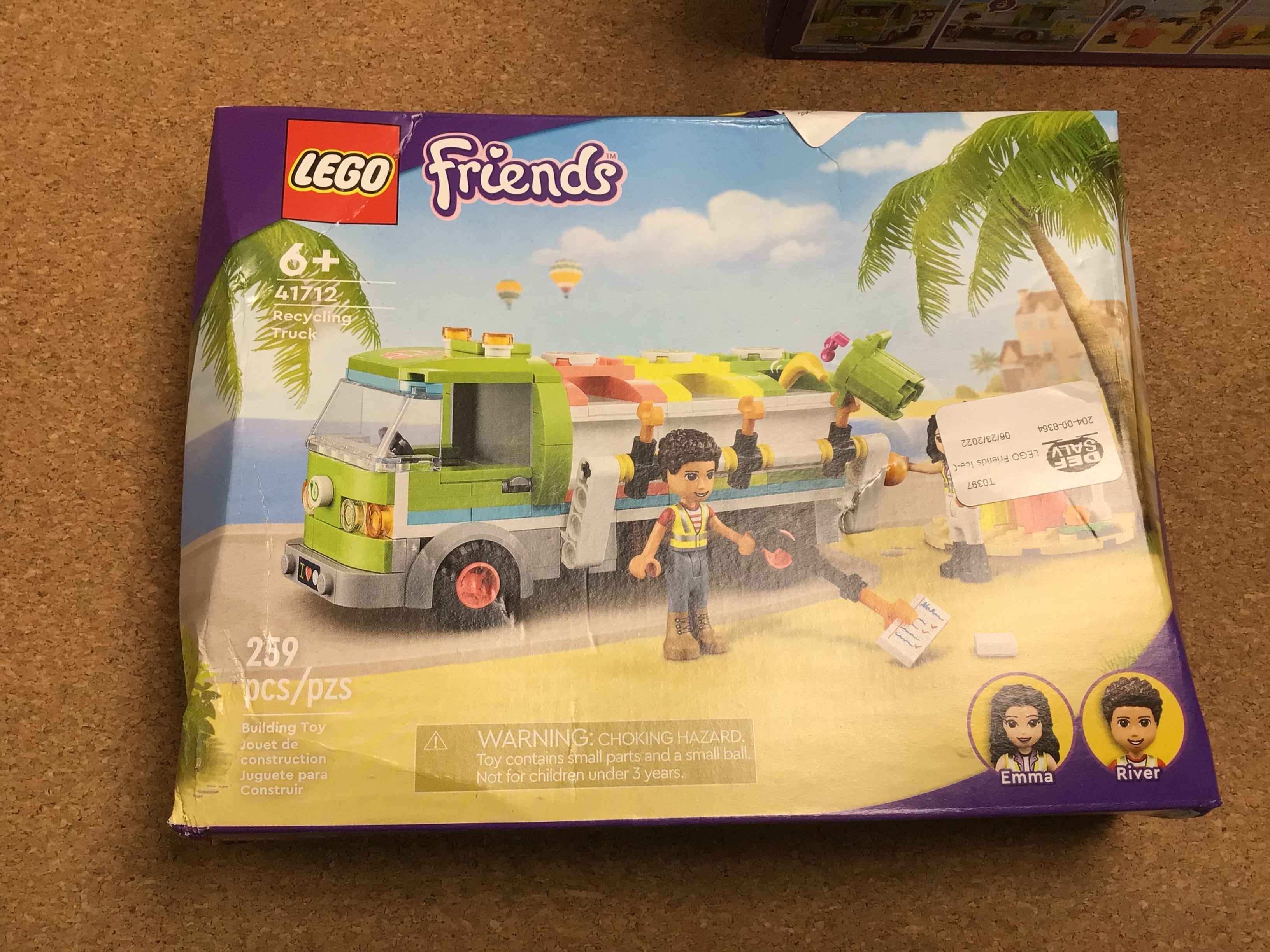 2 sets: LEGO Friends Recycling Truck41712 Building Toy Set for Girls