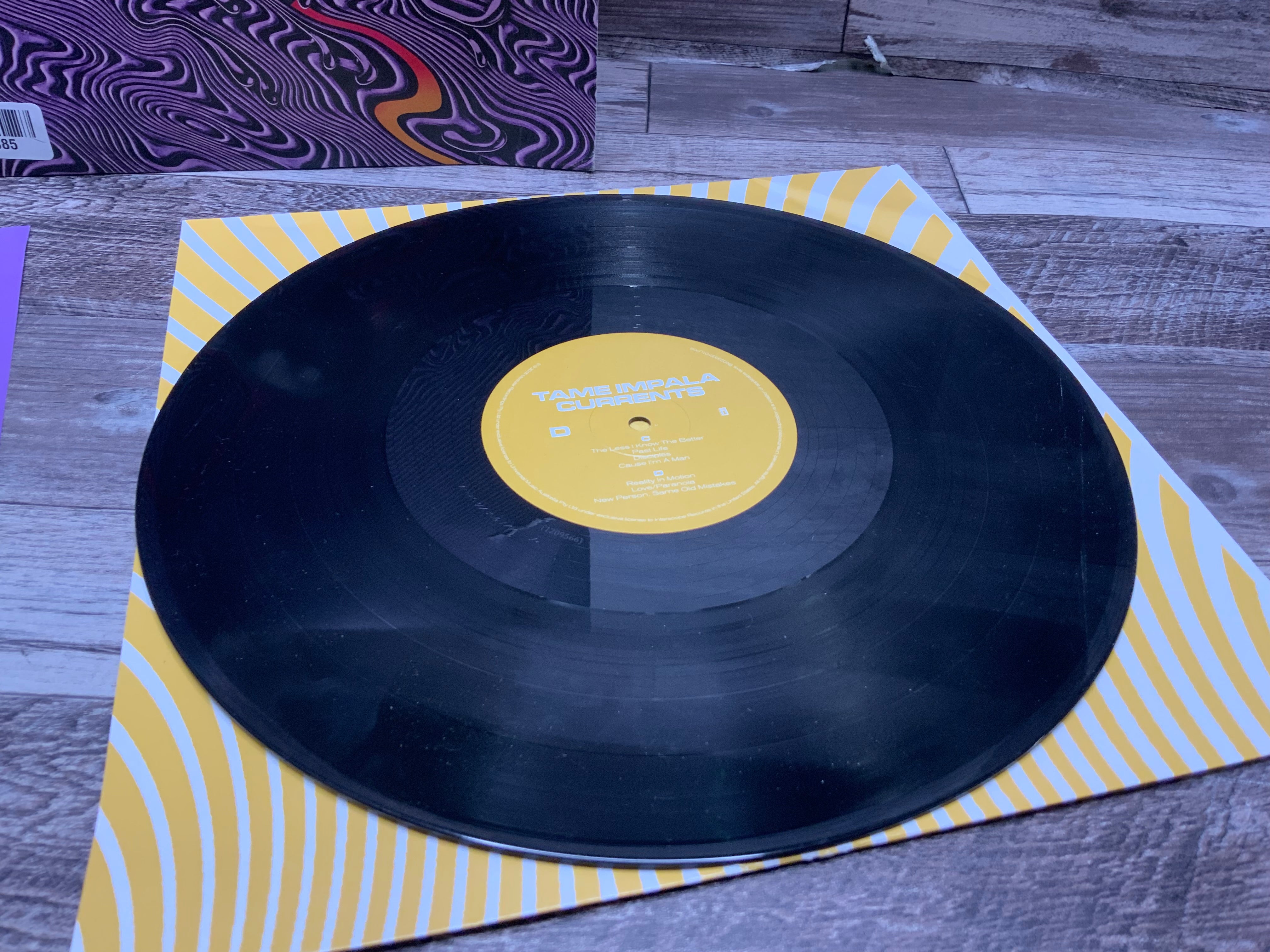 Currents by Tame Impala Vinyl Record Album 2LP