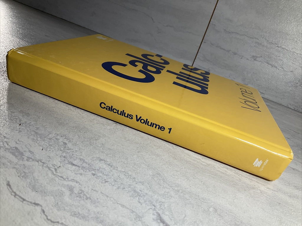 Calculus Volume 1 By OpenStax (Hardcover Version, Full Color) – RDW ...