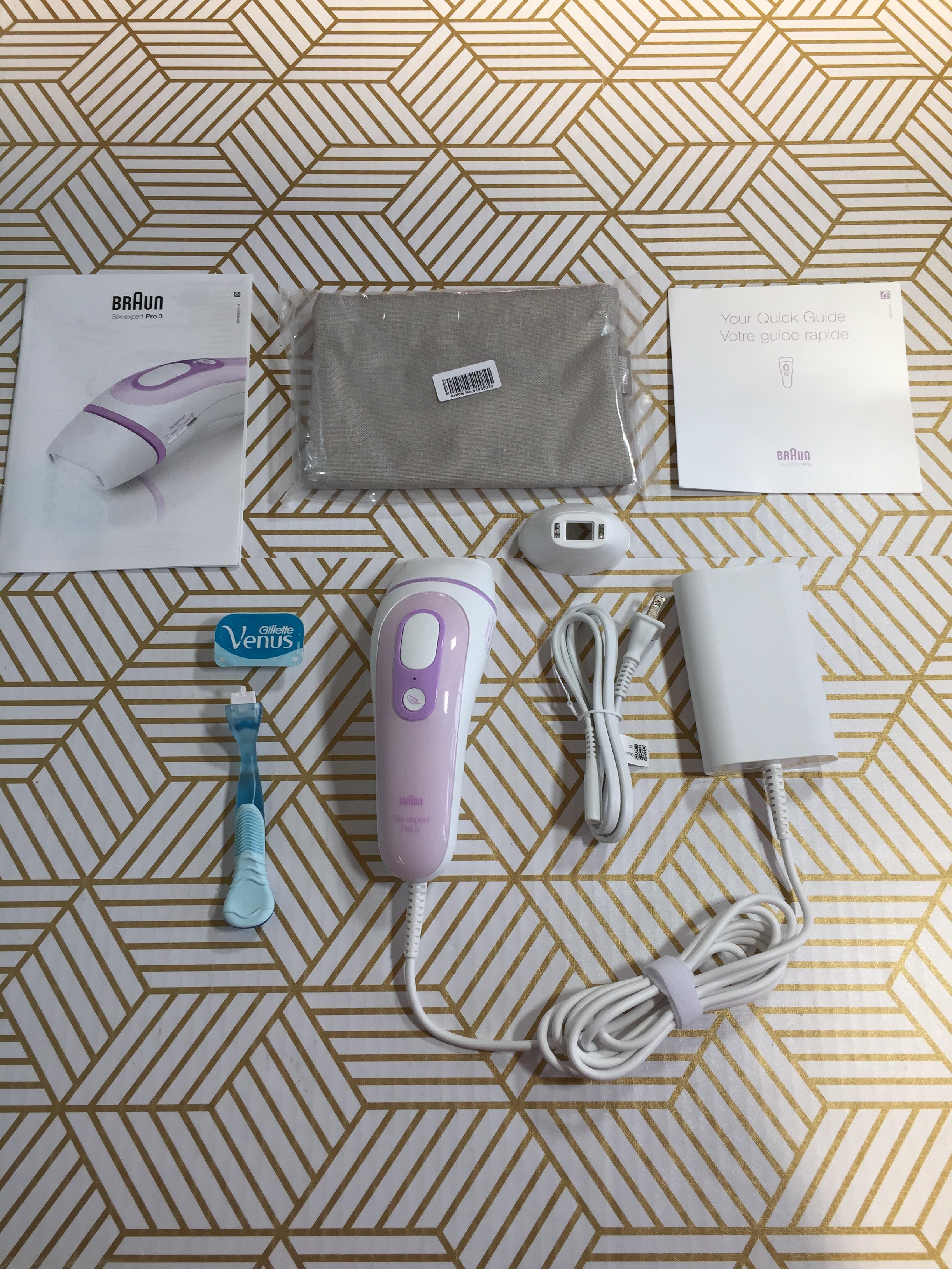 Braun Ipl Hair Removal Silk Expert Pro 3 Pl3111 With Venus Smooth Raze