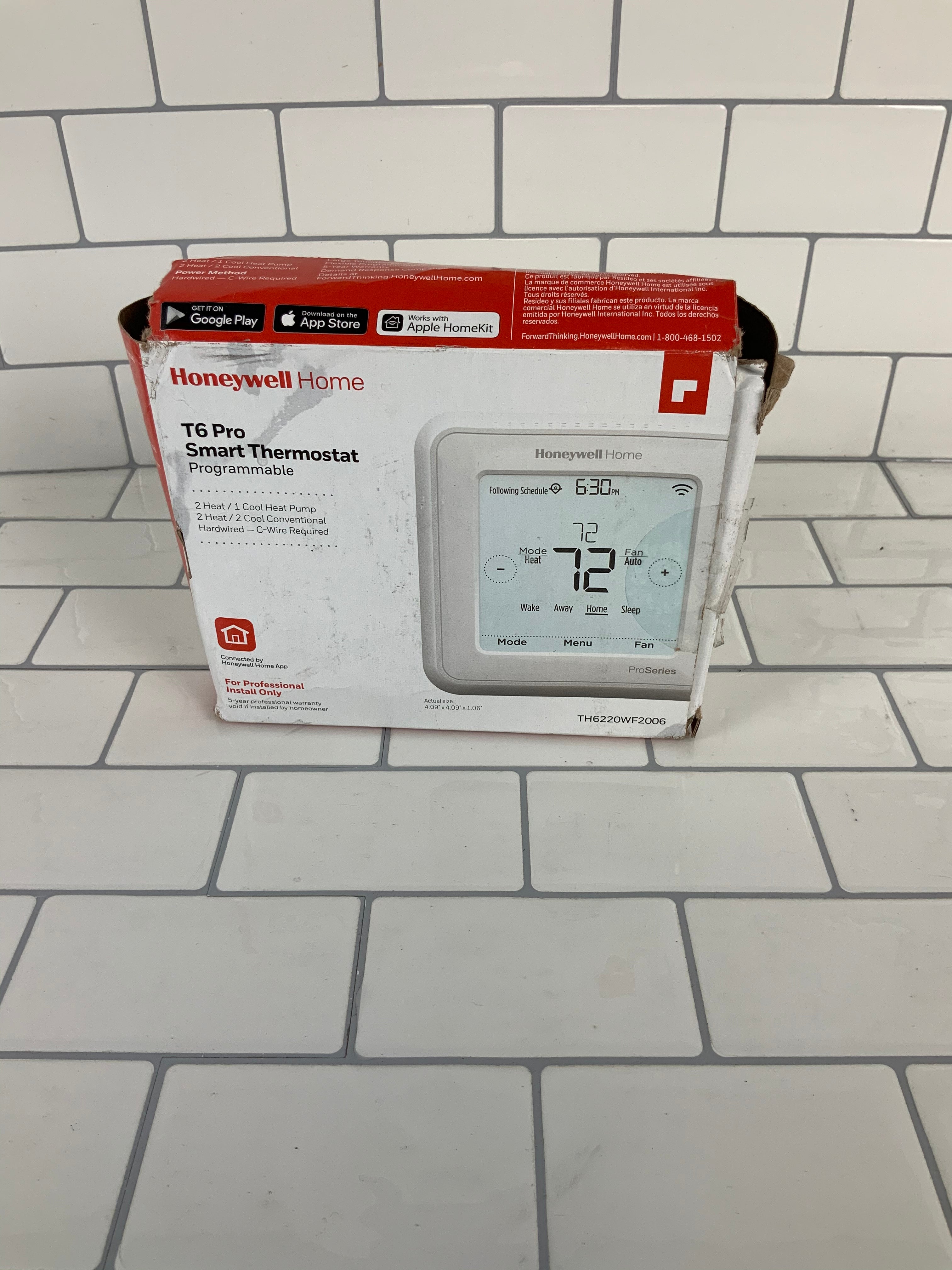 Honeywell Th6220wf2006 U Lyric T6 Pro Wi Fi Programmable Thermostat