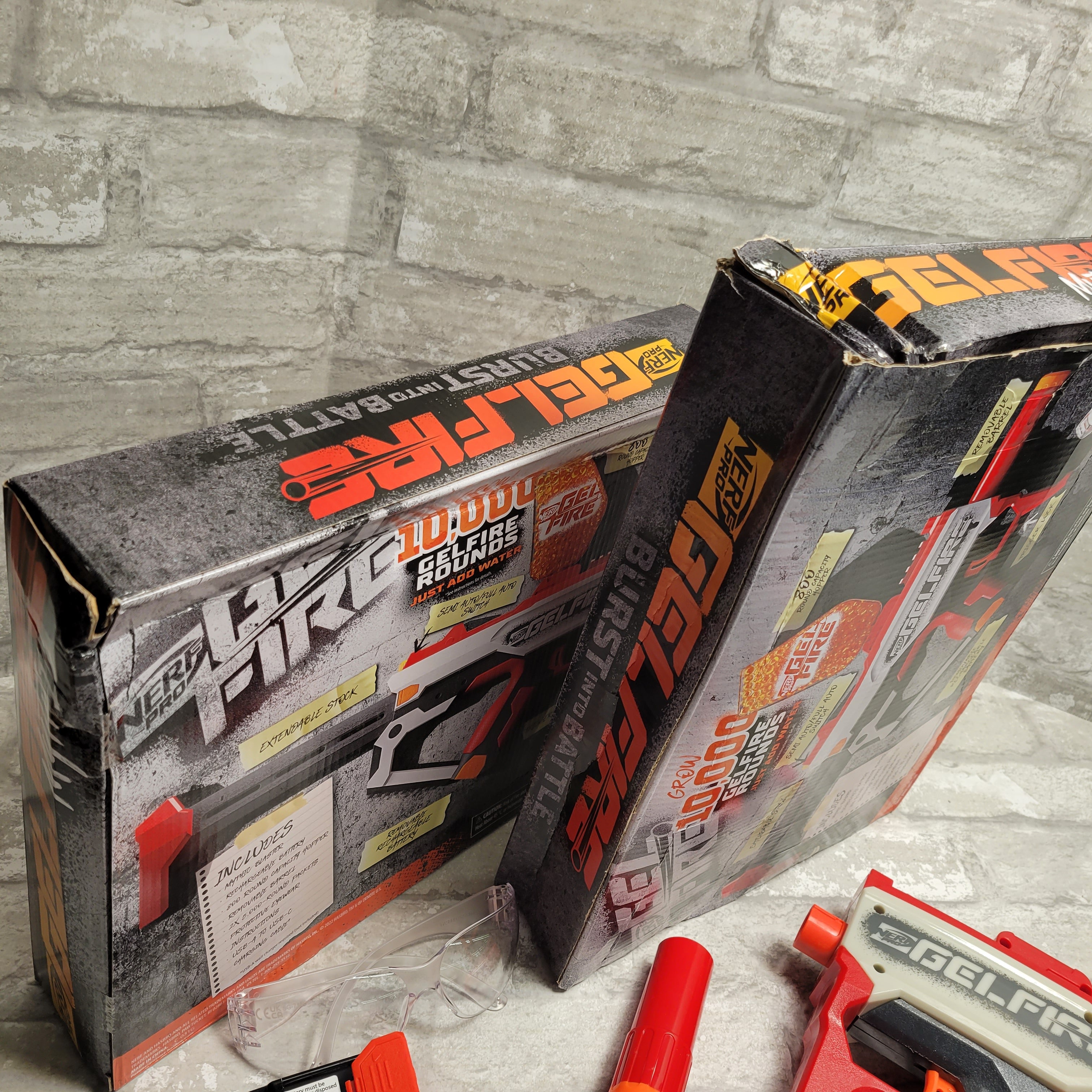  Nerf Pro Gelfire Mythic Full Auto Blaster & 10,000