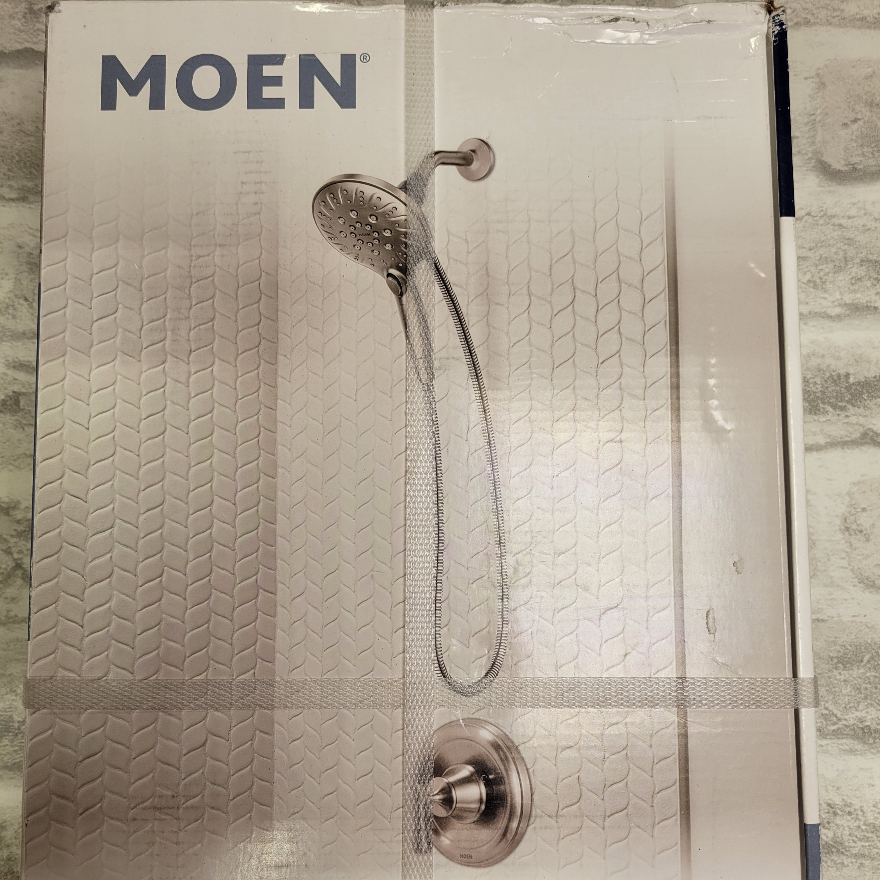 MOEN Attract Shower Faucet in Spot Resist Brushed Nickel (Valve Includ