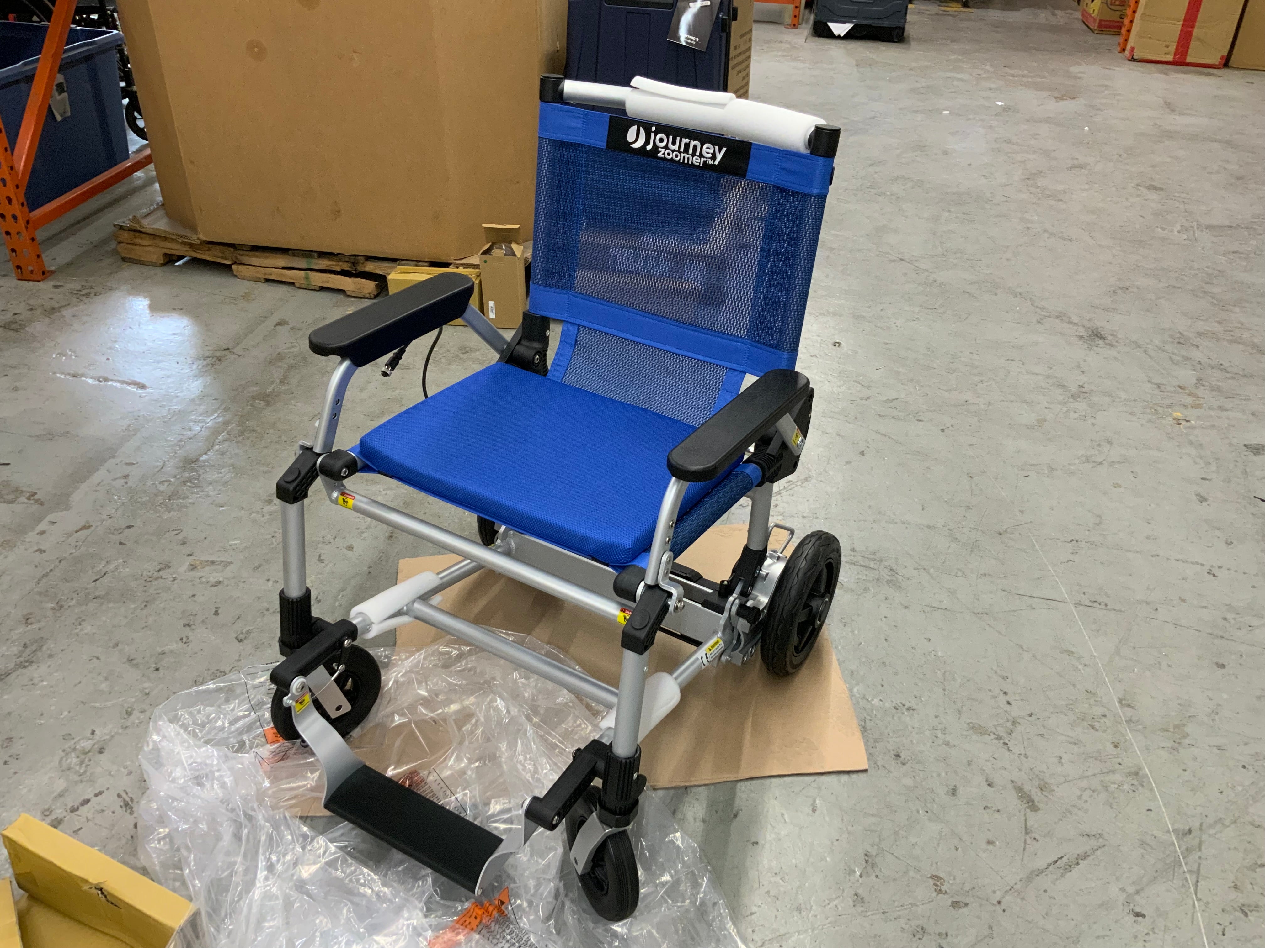 Zoomer Chair Electric Power Wheelchair from Journey Health & Lifestyle (BLUE) (8149788098798)