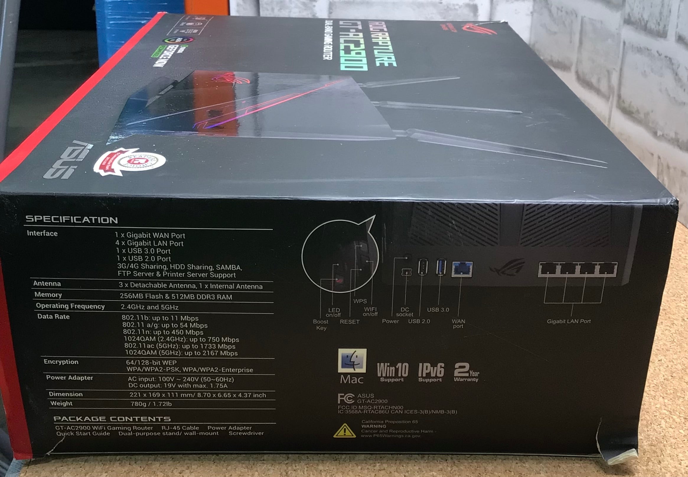 ASUS ROG Rapture WiFi Gaming Router (GTAC2900)