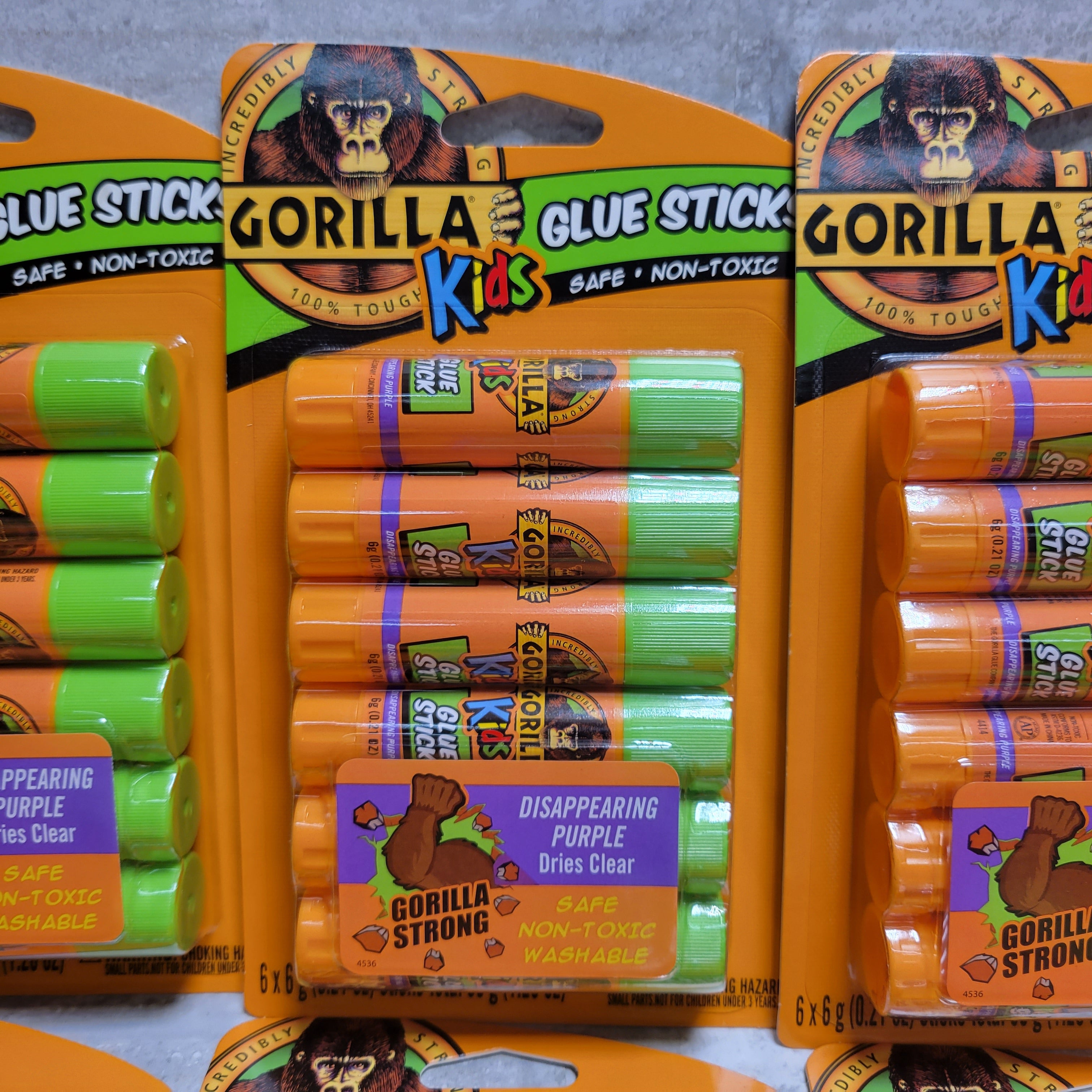 Gorilla Glue Sticks, Kids, 6 Pack - 6 x 6 (0.21 oz) stick total 36 g (1.26 oz)