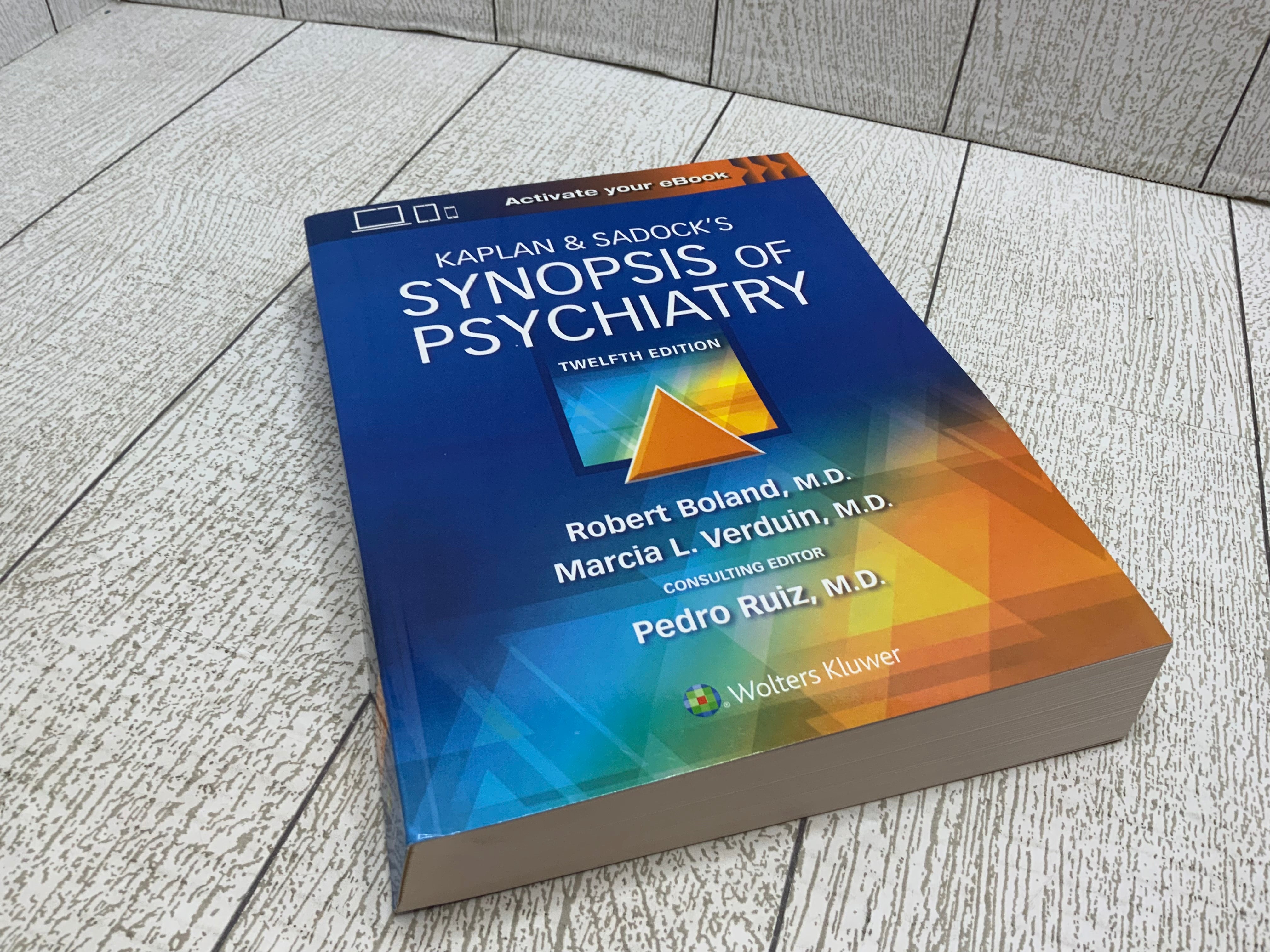 Kaplan & Sadock’s Synopsis Of Psychiatry 12th Edition