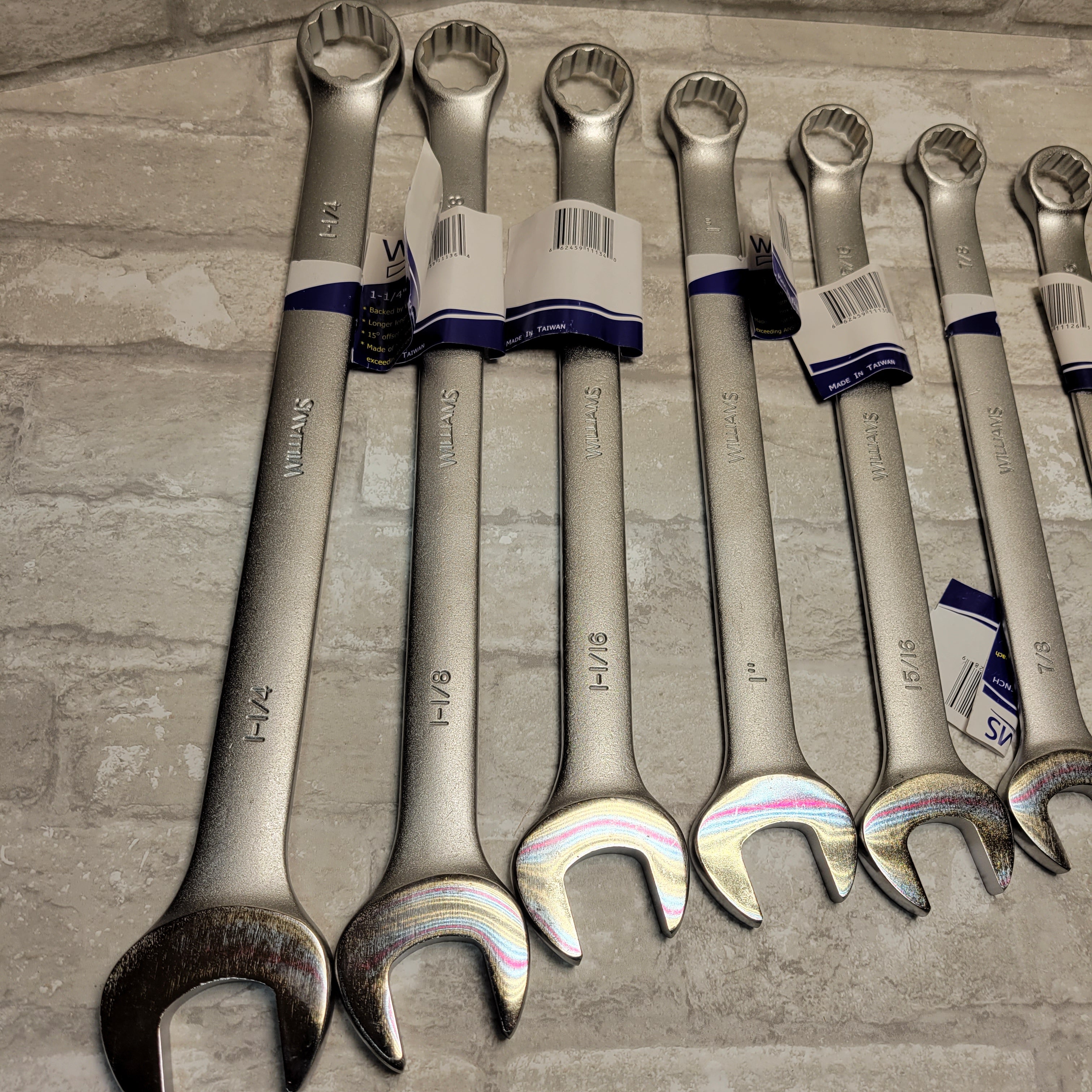 Williams 11006 Wrench Set 15 Pcs 1/4-1-1/4 *MISSING 3/8