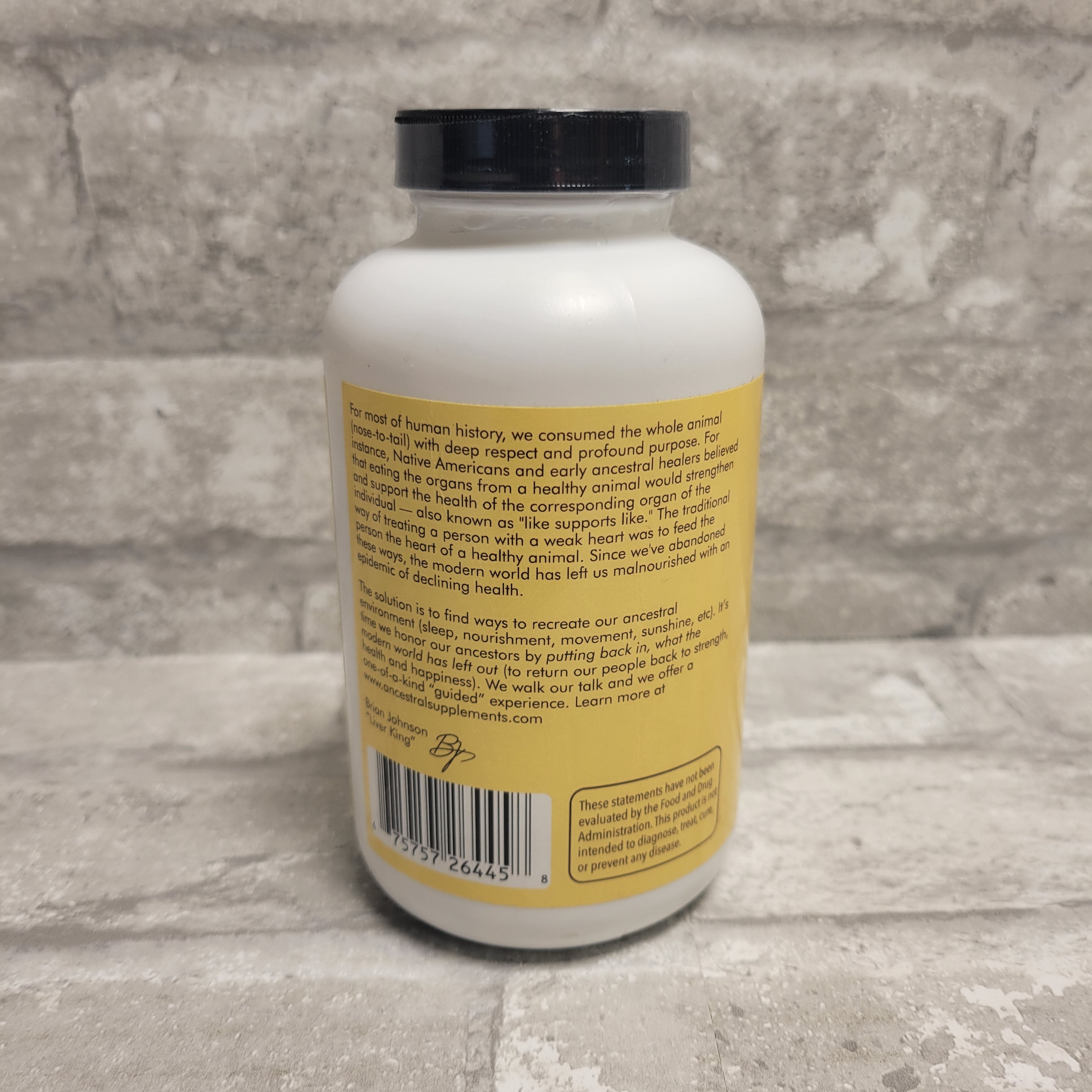 Ancestral Supplements Grass Fed Beef Colostrum Supplement - 180 Caps